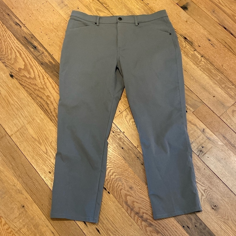 Myles Apparel The Tour Perfect Stretch 5 Pocket Pant Slate Gray 38 x *28 READ